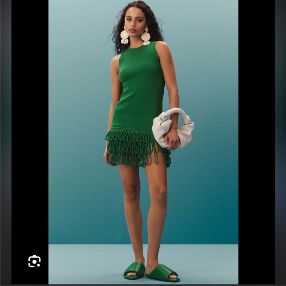 Simon Miller Albers Mini Dress with Intricate Knit Design